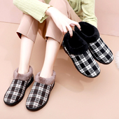 中老年妈妈鞋 女鞋 软底防滑休闲鞋 老北京布加绒加厚保暖棉鞋 26冬季