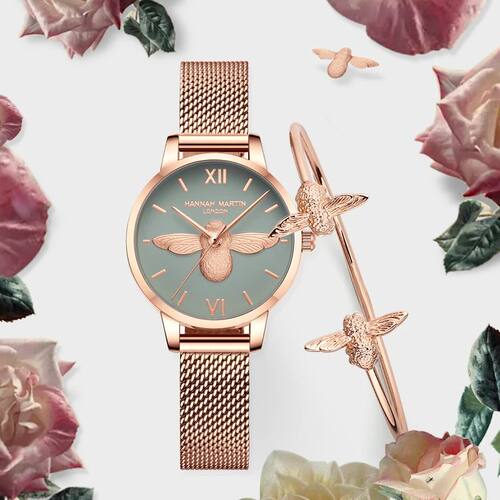 Hannah Matin 2023 New Women  Watch Rose Gold 31mm