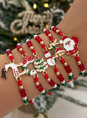 PuRui 6 Pcs High Quality Santa Claus Snowflake Chistmas e