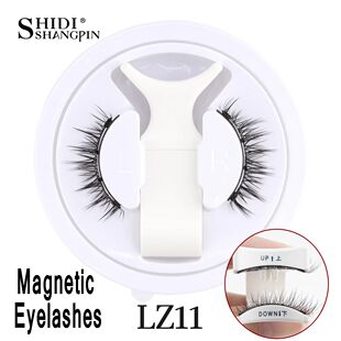 Magnetic Eyelashes Tweezers Faux Reusable Set Mink Pair