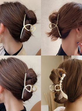 Metal Hair Claw Crab Clip for Women Girls Non Slip Big