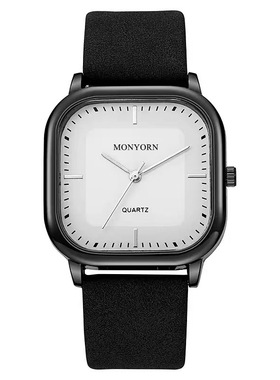 New Simple Belt Men's Squae Watch Men's Watch Quatz Watch
