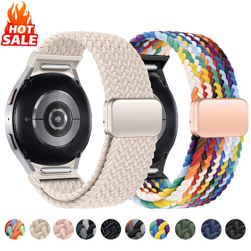 No Gaps Braided Band For Samsung Galaxy Watch 7 6 5 4 44mm