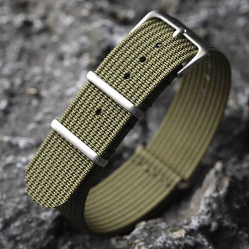 New Ribbed Nylon Watchband Nylon Watch Strap 18mm 20mm 22mm