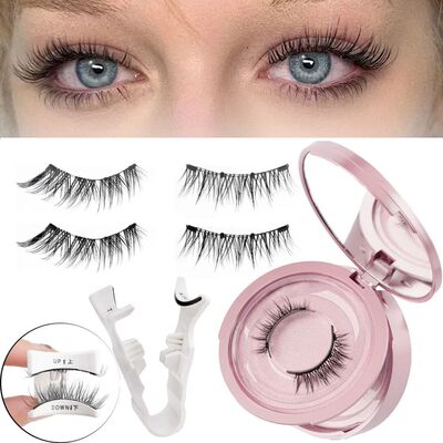 Magnetic Eyelashes 1/2 Pairs Handmade 3D Mink Lashes