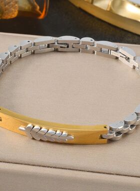 Stainless Steel Industial Bacelet Edgy nd Reto Luxuy Unisex