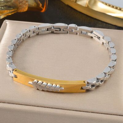 Stainless Steel Industial Bacelet Edgy nd Reto Luxuy Unisex