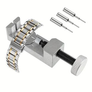 Bracelet link pin disassembly tool set, including 3