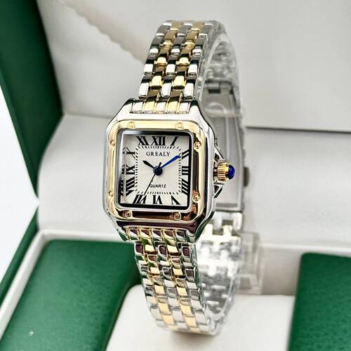 New Women Watch Light Luxury Brand Business Gold Stainless
