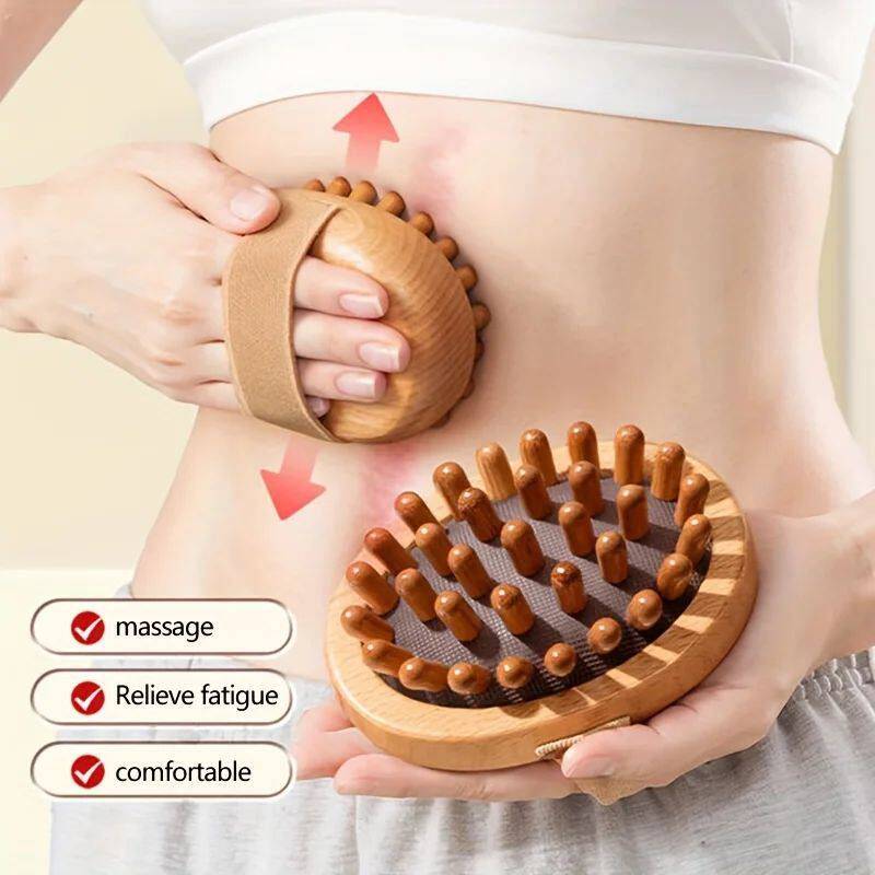 1pc Meridian Massage Brush Soft Manual Full Body Gua Sha
