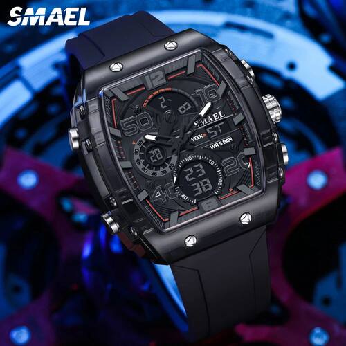 8109 Digital Watch Men Outdoor Sport 5ATM Waterproof