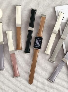 New genuine leather strap for Samsung watch Fit3 men's and