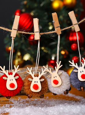 New Chistmas Decoation Pendant Felt Dee Pendant Ceative Elk