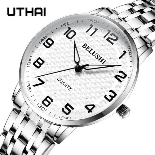 Eldely Watches Watepoof Big Numbe 41mm Dial Light luxuy