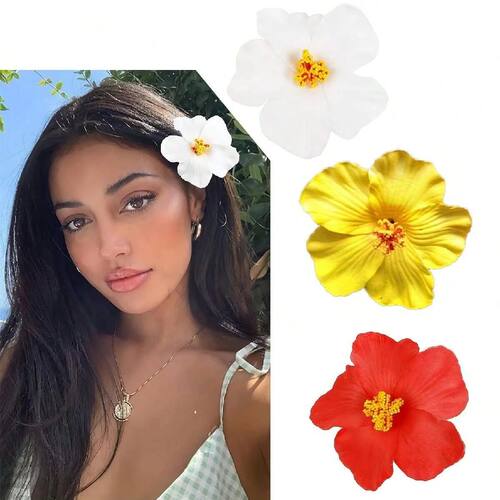 Plumeria Head Flower Jewelry For Women Sweet Seaside Beach