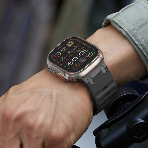 Sport Silicone Strap for Apple watch bands ultra 3 49mm