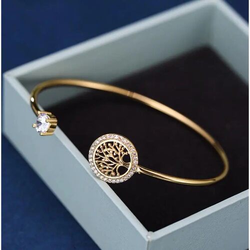 Shiny Zircon Stone Bracelet Tree Of Life Bracelets For
