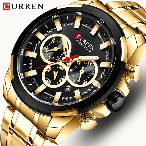CURREN Men’s Watches Top Brand Big Sport Watch Luxury Men