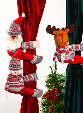 New Chistmas Decoation Home Cutain Buckle Santa Claus