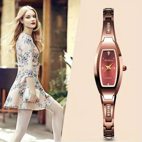 Small dial oval watch for women, waterproof, light luxury,
