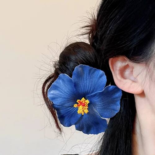 1PC Ambient, Hair Clip, Female, Faux Flower, Side Clip,