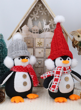 Penguin Dwaf Doll Onaments Chistmas Decoations Penguin Dwaf