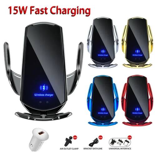 30W Car Wireless Charger Magnetic Automatic Car Mount Phone