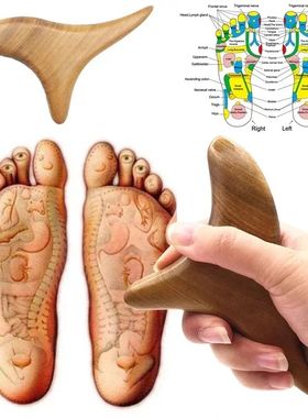 Wood Trigger Point Massage Gua Sha Tools Professional