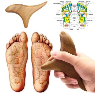 Massage Point Gua Sha Professional Wood Tools Trigger