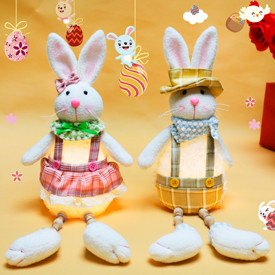 2025 New Easte Decoations Standing Rabbit Onaments