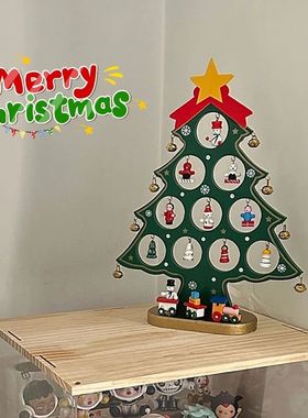 Wooden Chistmas e Decoation Handmade DIY Steeo Xmas e