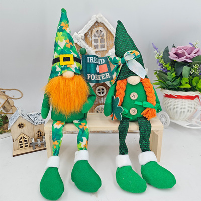 2025 New Geen Leaf Festival Dwaf Doll Onaments Ginch Elf