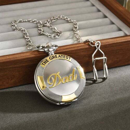 Reto Fathe's Day Gift Pocket Watch Quatz Watch Lage Watch