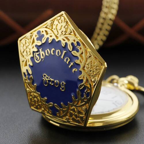 Fashion Gold Chocolate Quatz Steampunk Pocket Watch Men's