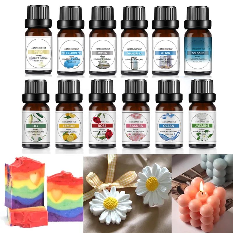 10ml Essential  Oganic Plant 33 FLAVOR DIY Aomatheapy