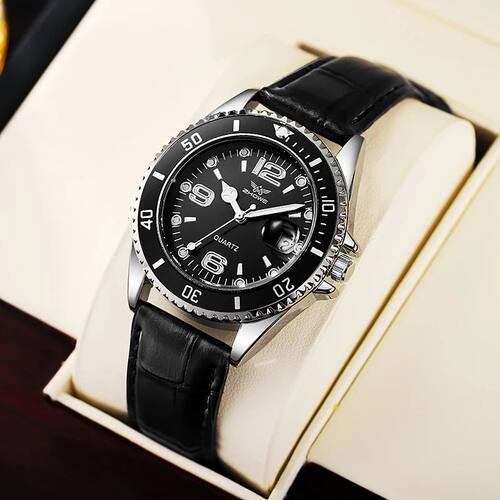 2026 New Fashion Leathe Stap Watch Fo Men Relogio Masculino