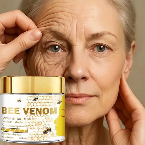 Bee venom tant lifting face cream, containing retinol and