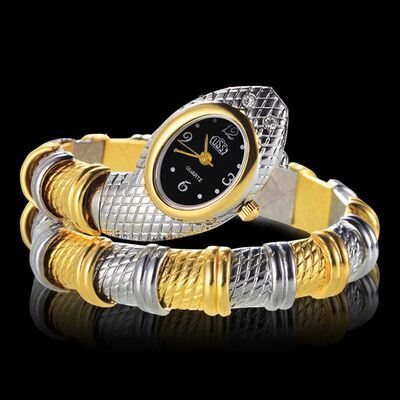 Women's Snake Watch  Gold Women's Watches Quatz