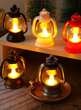 Chistmas Decoation Reto  Lamp Chistmas Gift Lanten Ceative