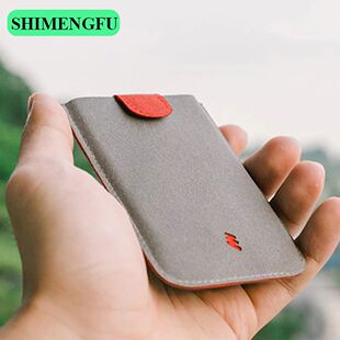 DAX V1 V2 V3 Leather Card Holder Slim Portable Pulled Men