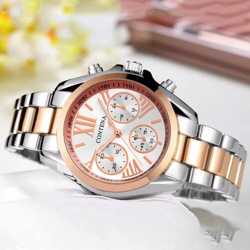 CONTENA Top Band Watches fo Women  Stainless Steel