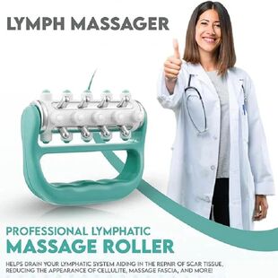 Lymphatic Drainage Massager (Green) Ultimate Fascia Release