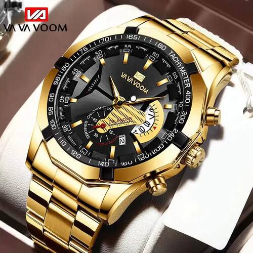 2023 Top Band  Watch Fashion Selling Gold Spots Casual