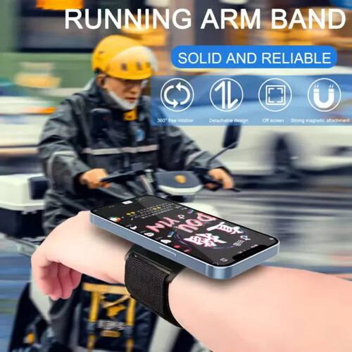 Wristband Cell Phone Holder Universal Magnetic Wrist Strap