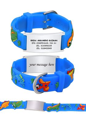 Customzied Personalized ID Bracelet for Little Girls Boys,