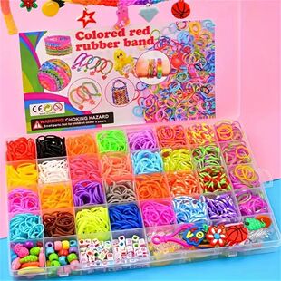 4300pcs+ 32Colour Vibrant Color Rubber Band Assortment Loom