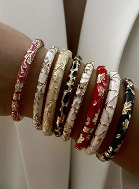 Coloful Sta Cystal Beads Chistmas Multi Element Bacelets fo