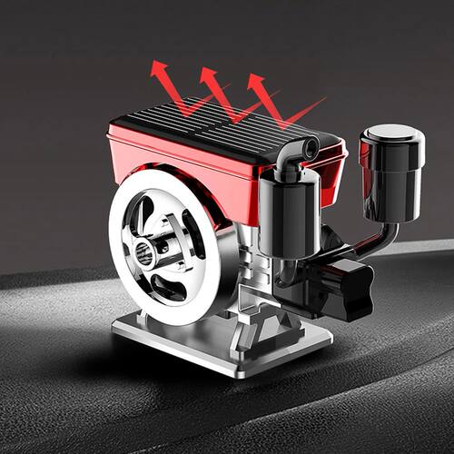 Car Diffuser Solar Powered Rotating Car Purifier Simulated