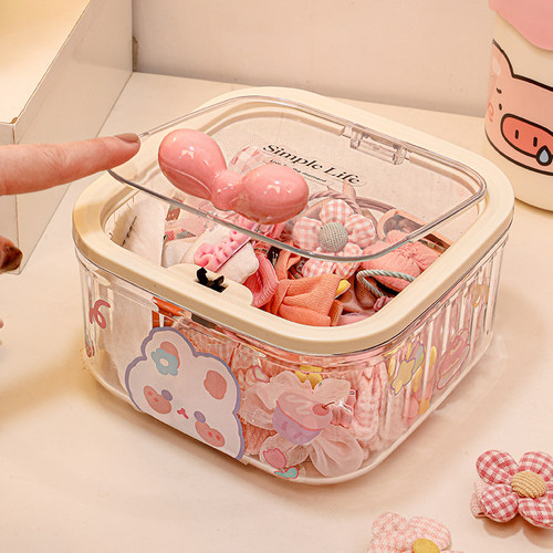 儿童发饰收纳盒宝宝发夹皮筋发圈