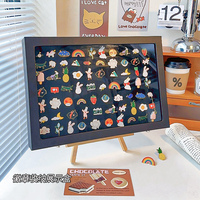 金屬徽章展示框胸針pin相框痛屋
